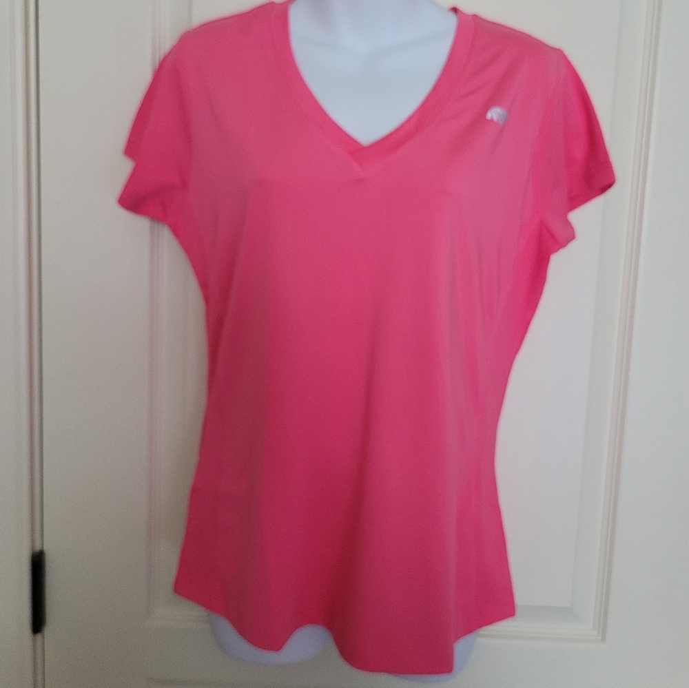 💰 (3 For $15) Marika Tek Pink Dry Wik Performance Tee, Sz M, EUC